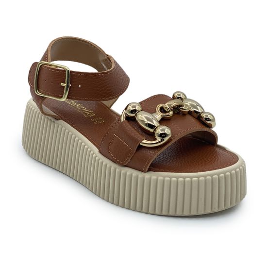 Босоножки NILA&amp;NILA коричневые кожаные - фото 2, CNN16016 NIL