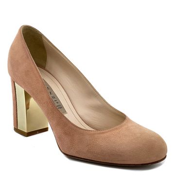 Туфли женские Renzi бежево-розовые замшевые - фото 2, 504200 RZ