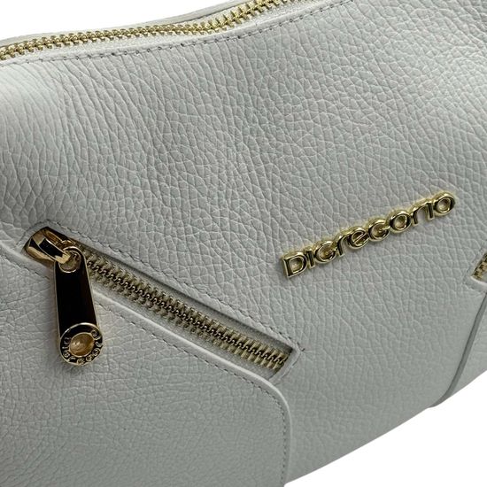 Сумка Di Gregorio белая кожаная - фото 4, 1982 DG BIANCO