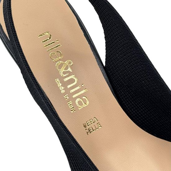 Туфли летние NILA&amp;NILA черные текстильные - фото 7, AB3063042 NIL NERO