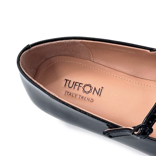 Туфли TUFFONI черные лакированные кожаные - фото 7, 1126003PL TUF LAK