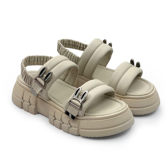 Сандалии NILA&amp;NILA кожаные бежевые - фото 7, NO1850 NIL BEIGE