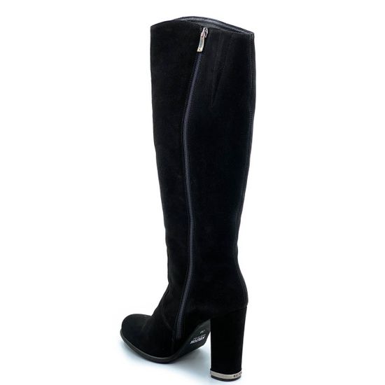 Сапоги Kelton черные замшевые МЕХ - фото 3, E2530M KEL