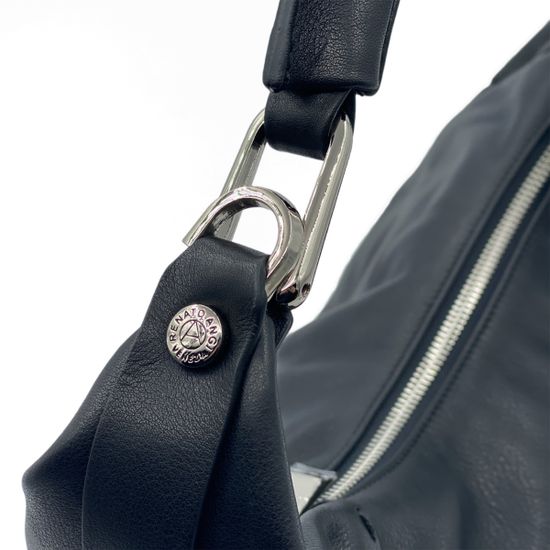 Сумка Renato Angi черная кожаная - фото 5, 