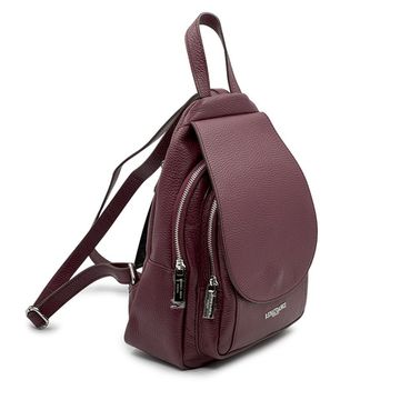 Сумка-рюкзак Renato Angi бордовая кожаная - фото 2, 3360401 RA BORDO
