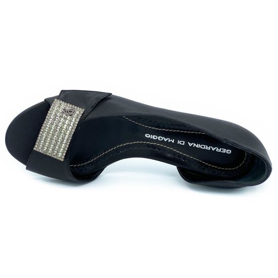 Босоножки Gerardino di Maggio черные кожаные - фото 4, 