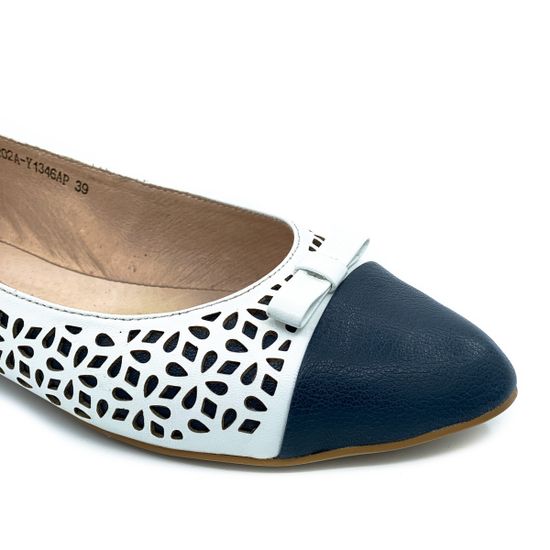 Балетки Cover бело-синие - фото 5, 