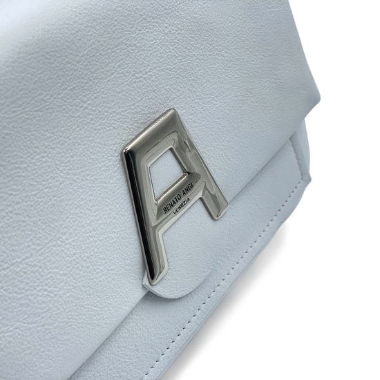 Сумка кросс-боди Renato Angi белая кожаная - фото 4, 2908081 RA BIANCO