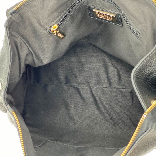 Сумка Ripani черная кожаная - фото 7, 