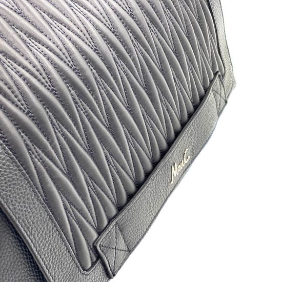 Сумка Marina Creazioni черная кожаная - фото 4, B5632 MC NERO