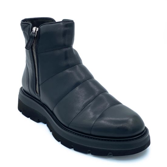 Ботинки Giampieronicola черные кожаные Байка - фото 2, 