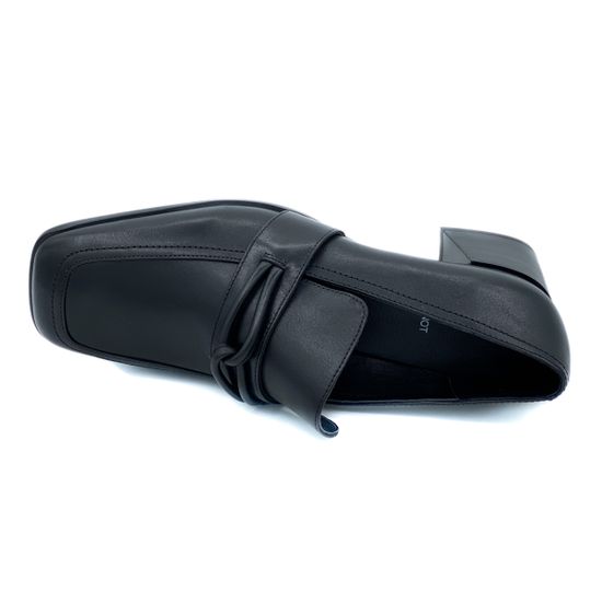 Туфли Jeannot черные кожаные - фото 5, HJ551A JN