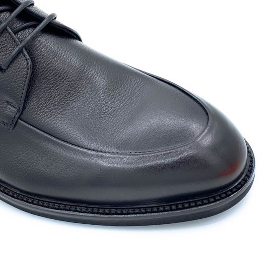 Ботинки Mario Bruni черные кожаные МЕХ - фото 6, 13876 MB NERO