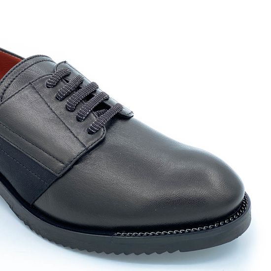 Полуботинки Mot CLe черные кожаные демисезонные - фото 6, MOT1505 MOT NERO