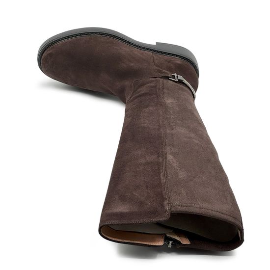 Сапоги MOT CLE коричневые замшевые на меху - фото 5, MOT3094M MOT MORO