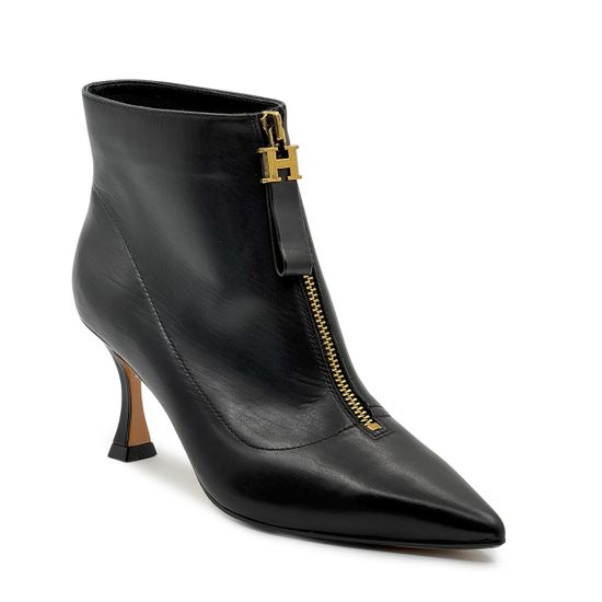 Ботильоны TUFFONI черные кожаные демисезонные - фото 2, 1422009LL TUF NERO