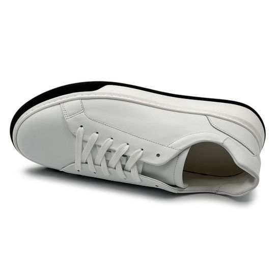 Кеды Barcly белые кожаные - фото 5, 67900 BAR BIANCO