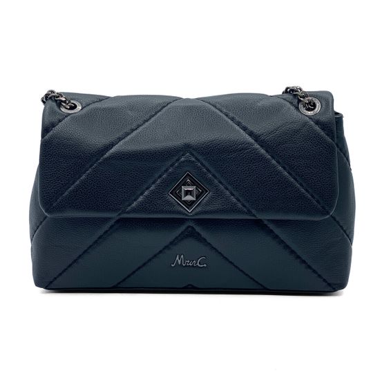 Сумка Marina Creazioni черная кожаная стеганая - фото 1, 