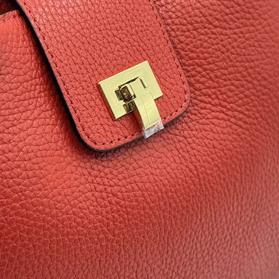 Сумка Di Gregorio красная кожаная - фото 4, 6002 DG ROSSO