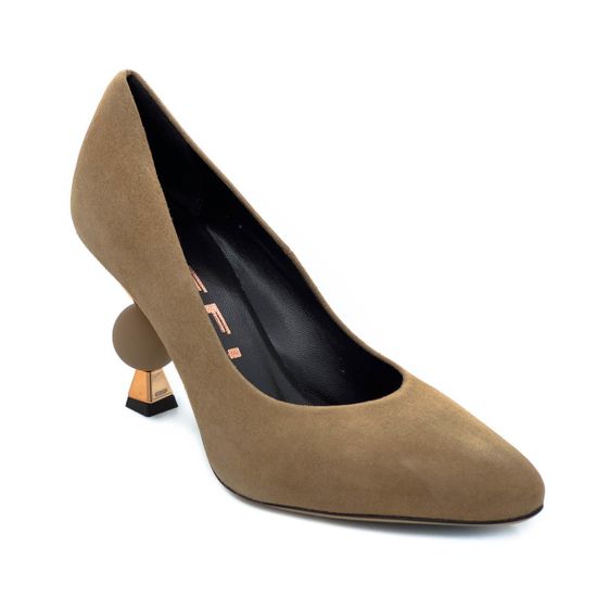 Туфли Tiffi бежевые замшевые - фото 2, S100 TI TERRA