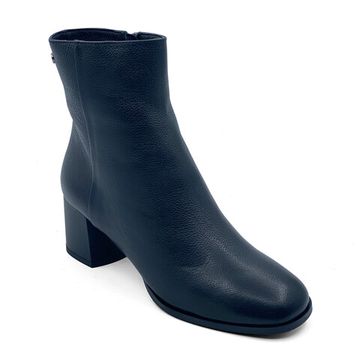 Ботильоны CVCover черные кожаные на меху - фото 2, 4491142-2 COV