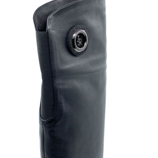 Сапоги Ilasio Renzoni черные кожаные Байка - фото 5, 