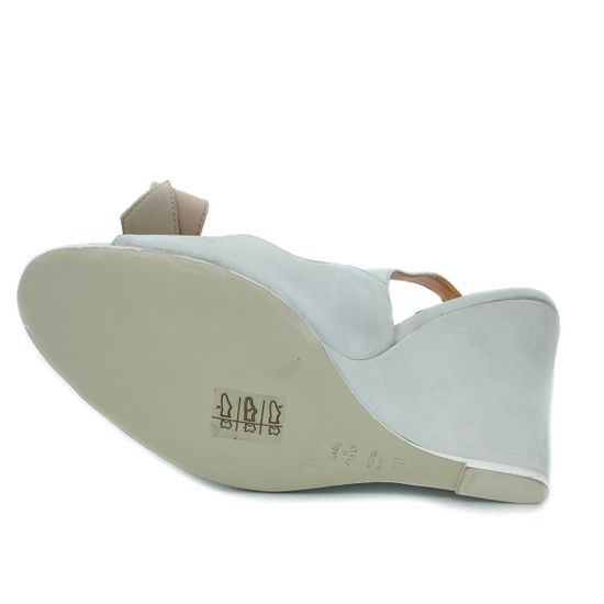 Босоножки Baldinini белые кожаные - фото 4, 