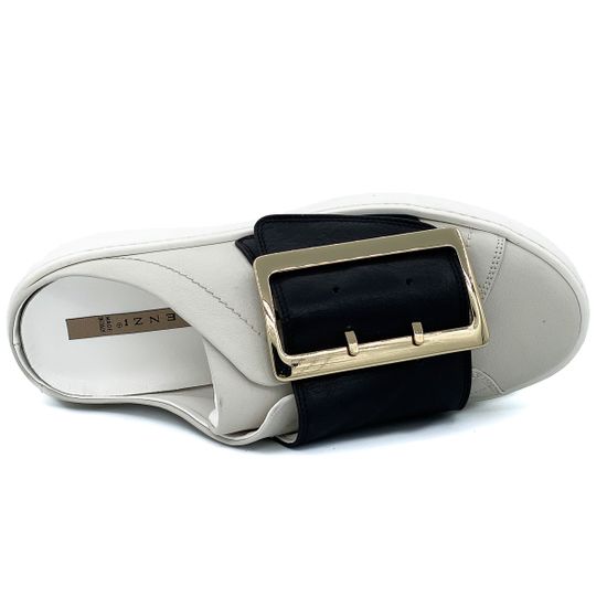 Сабо Renzi черно-бежевые - фото 5, 