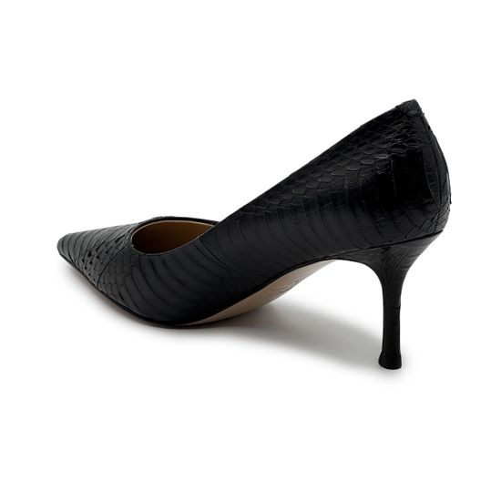 Туфли женские TUFFONI кожаные "питон" черные - фото 3, 1024039LL TUF NERO