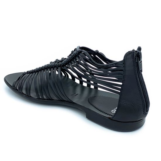 Босоножки Fru.it черные кожаные - фото 3, 