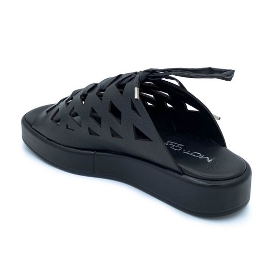 Сабо Donna Soft черные кожаные - фото 3, MOT2036 MOT