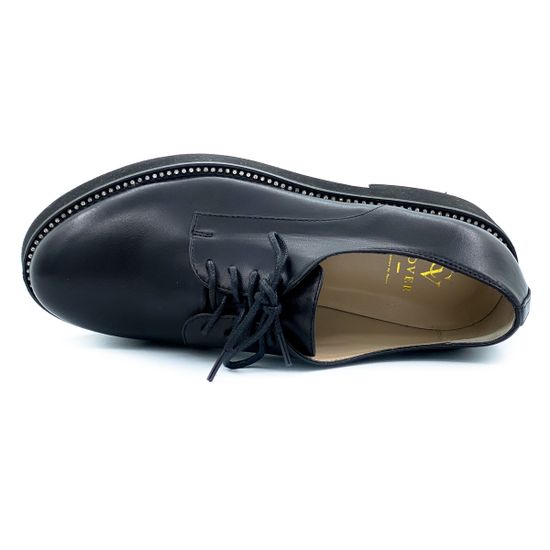 Полуботинки Cover черные кожаные - фото 5, 1806-1 COV