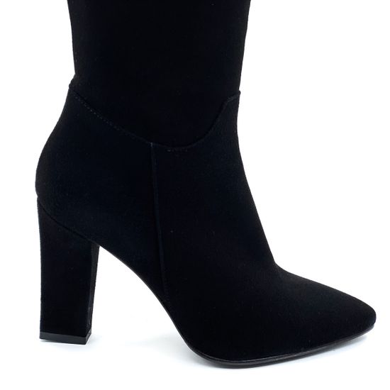 Сапоги Isabelle черные замшевые байка - фото 5, A327 ISAB