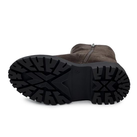 Ботинки CV COVER замшевые на шерсти коричневые - фото 4, 780-231-3 COV MORO