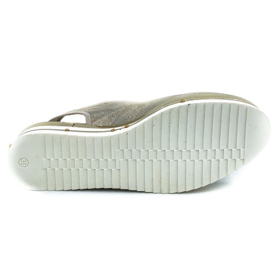 Босоножки Mara золотые - фото 4, 