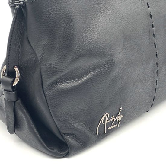 Сумка Renato Angi черная кожаная - фото 4, 2804036 RA NERO