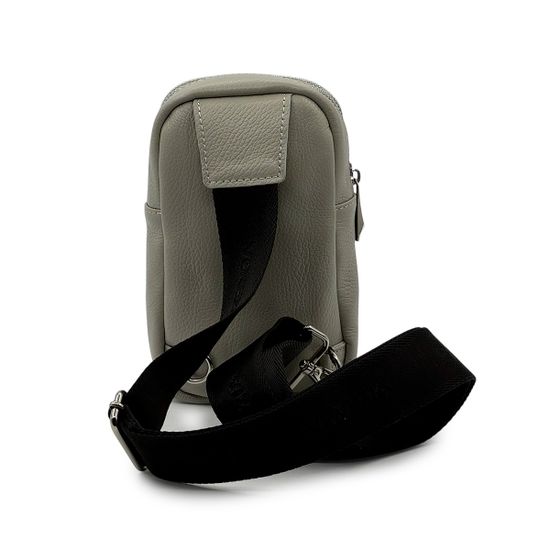 Сумочка кросс-боди Renato Angi серая кожаная - фото 3, 3454101 RA GRIGIO