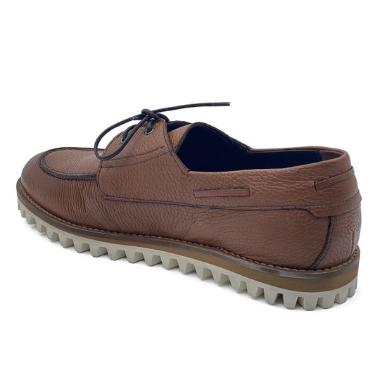 Туфли Mario Bruni коричневые кожаные демисезонные - фото 3, 64292 MB MORO