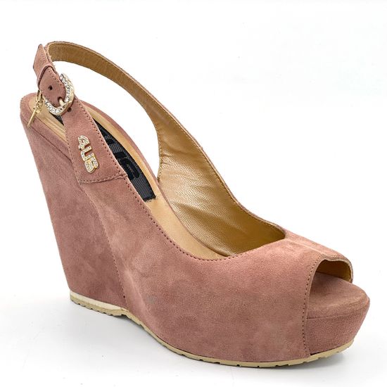 Босоножки Cesare Paciotti замшевые розовые - фото 2, 