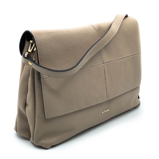 Сумка Ripani бежевая кожаная - фото 2, 