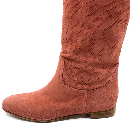 Сапоги Renzi летние розовые замшевые демисезонные - фото 1, 