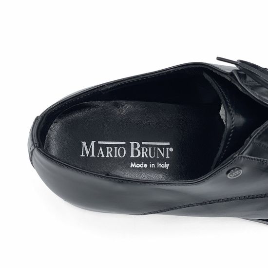 Туфли Дерби Mario Bruni кожаные черные - фото 8, 64455 MB