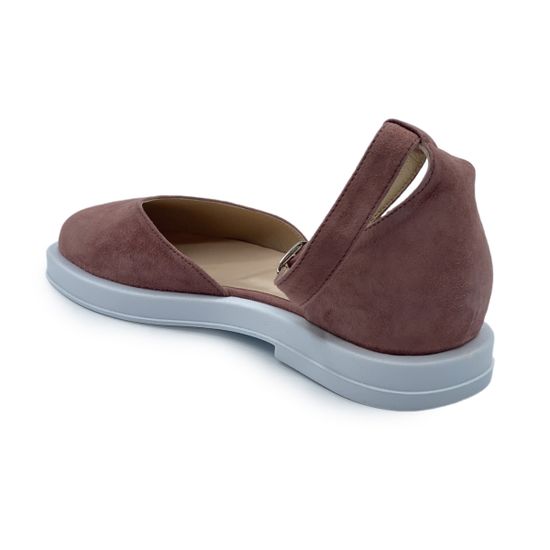 Туфли CV COVER замшевые пудрового цвета - фото 3, 137-05 COV PUDRA