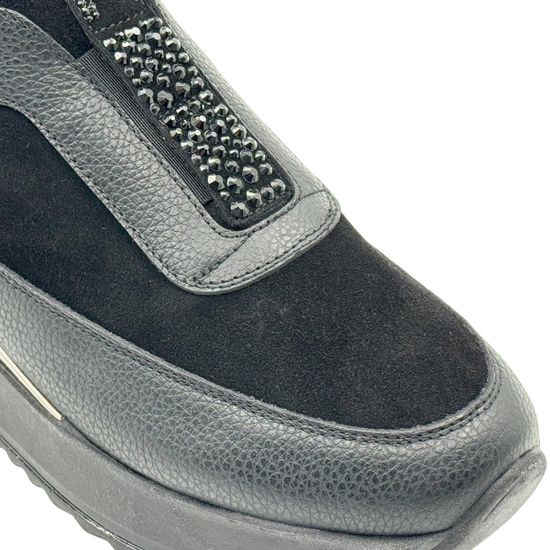 Полуботинки KELTON черные замша/кожа на меху - фото 6, AI0120M KEL NERO