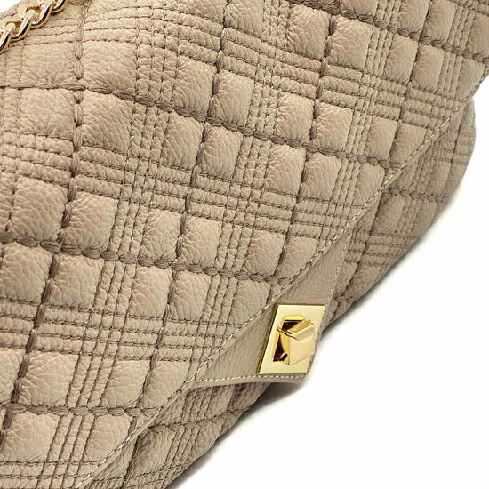 Сумка Marina Creazioni бежевая кожаная стеганая - фото 4, B6310 MC TRP265 BEIGE