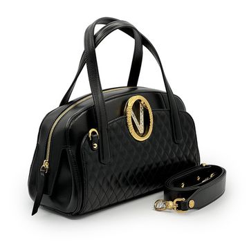 Сумка Valentino Orlandi черная кожаная - фото 2, 7219 VO NERO