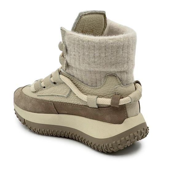 Ботинки NILA&amp;NILA бежевые кожа/замша демисезонные - фото 3, NO9020 NIL BEIGE