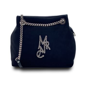 Сумка Marina Creazioni кожа/замша черная - фото 1, B5560 MC NERO