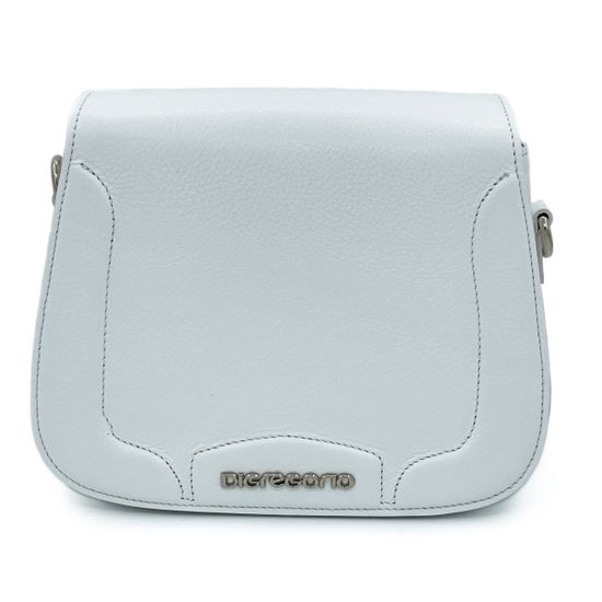 Клатч Di Gregorio белый кожаный - фото 1, 