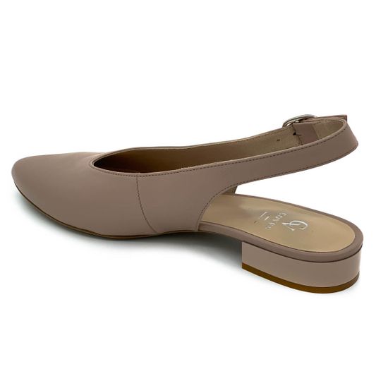 Туфли Cover бежевые кожаные - фото 3, 23509-18 COV